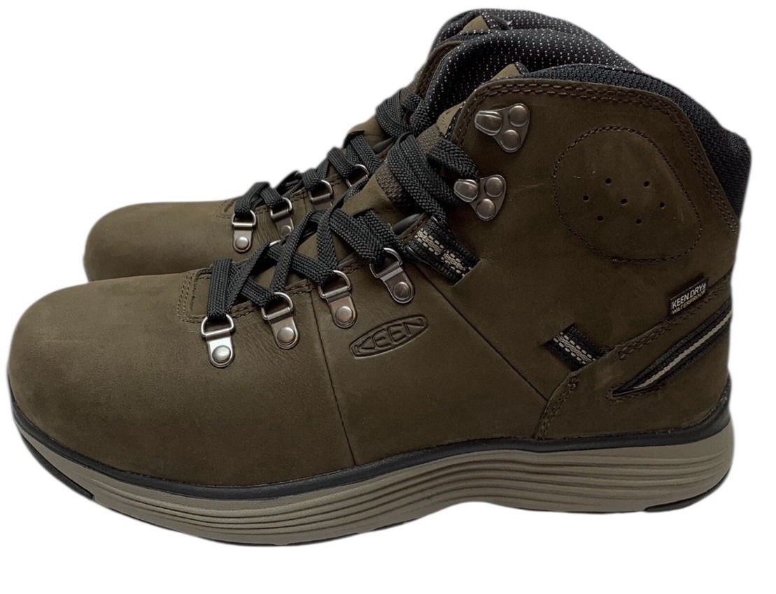 Keen Stivale da Lavoro Manchester 6" Uomo 9.5D Marrone Impermeabile Punta di Sicurezza Elettrico