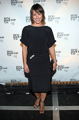 Actress Constance Zimmer at the Opening Party for the MINI Rooftop- Old Photo 2