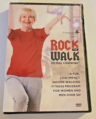 Rock the Walk 30-Day Challenge (2021, DVD) Exercise for Women & Men Over 50, NEW