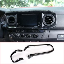 ABS Fiber Instrument U Shaped Frame Trim Accessories Kit For Toyota Tacoma 16-22