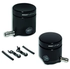Ducati By Rizoma Front Brake & Clutch Reservoir Set, Black, Panigale V2, Tanks