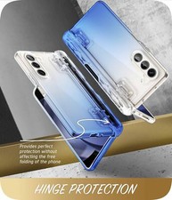 i-Blason for Samsung Galaxy Z Fold5 5G Hinge Protection Screen Case Cover, Blue