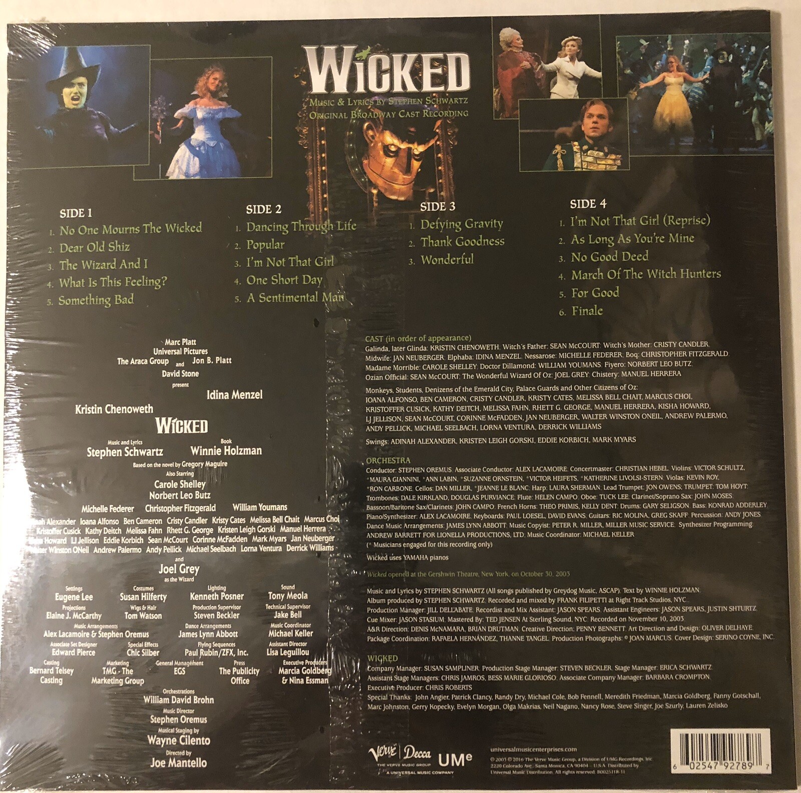 Wicked Musical Original Broadway Cast Recording 2 Lps On Green Vinyl Limited Ebay Under the surface, behind the scenes. ebay