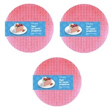 Confezione da 3 fogli di wafer confezione da 8 wafer rotondi per torte Veselka lampone liscio 3,2 oz