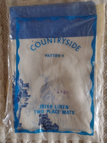 Vintage Irish Linen Placemats in Original Packaging (2) - Picture 2 of 2