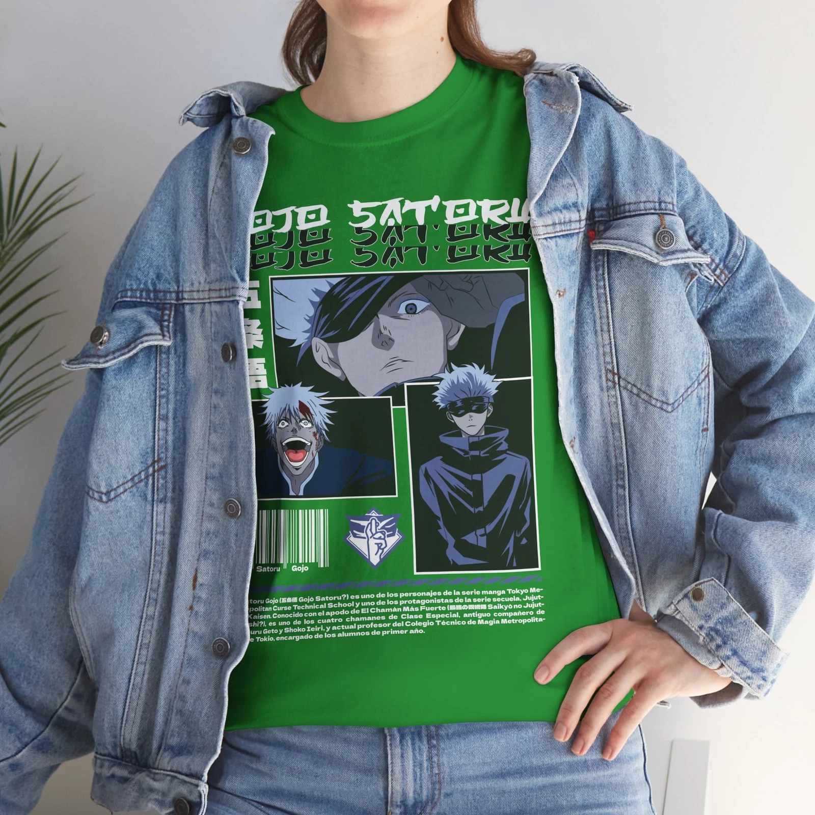 Gojo Satoru Jujutsu Satoru T-Shirt Sukuna Anime Japanese Tee Shirt Manga JJK