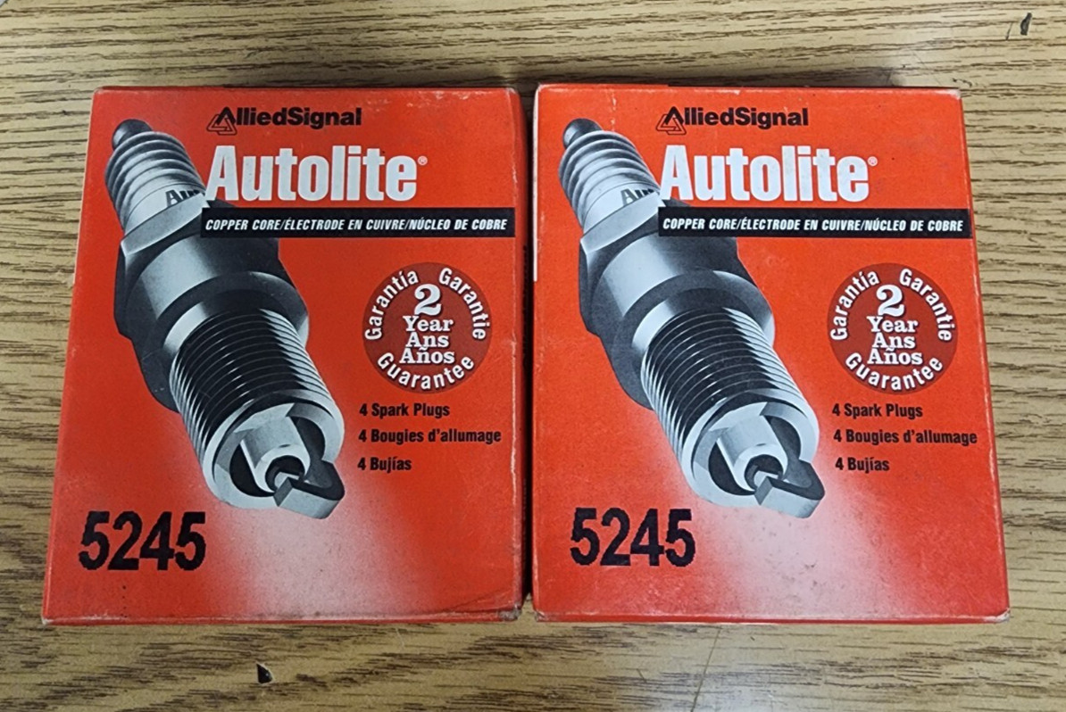 Autolite Copper 5245 Spark Plugs 8 pcs Brand New In Boxes
