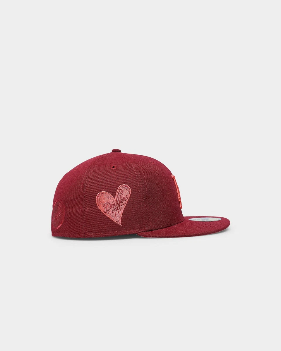La dodgers heart hat Clearance