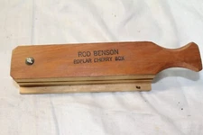 Rod Benson poplar cherry Turkey call box Hen and Gobbler