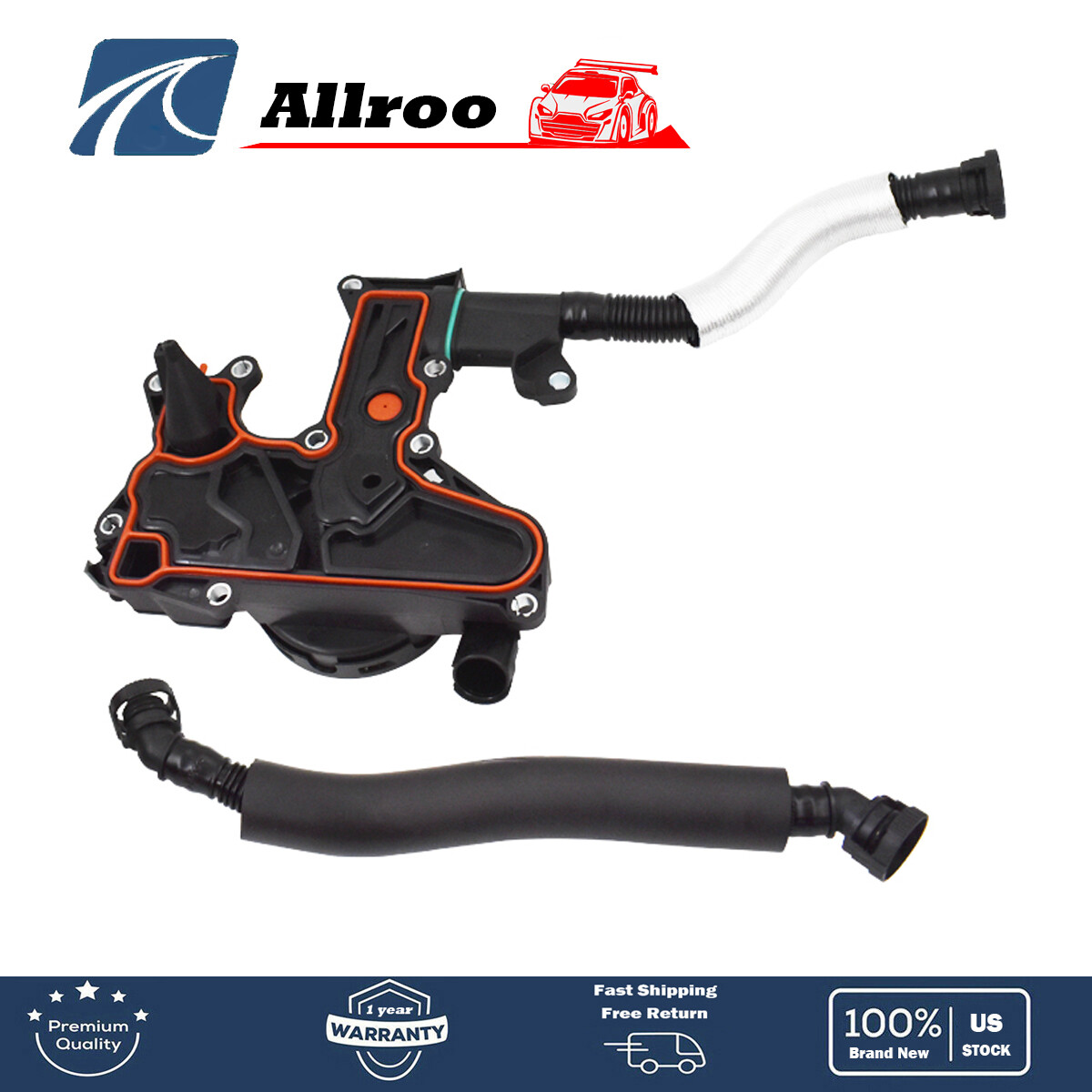 Oil Separator PCV Valve Assembly 06H103495B For AUDI TT A3 A4 A5