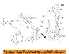 TOYOTA OEM 02-23 Avalon Front Suspension Struts Components-Strut Nut 90178A0027