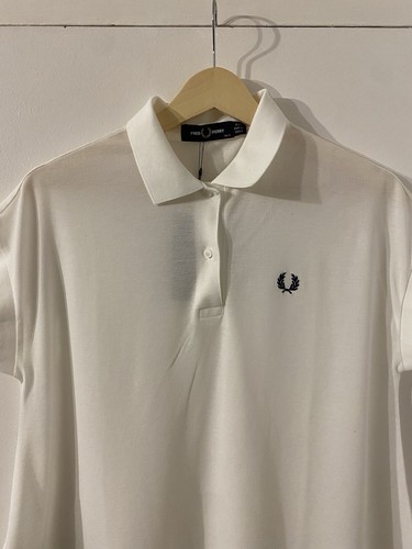 Fred Perry Womens A-Line Piqué Polo Shirt UK Size 8 Brand New - Picture 5 of 8