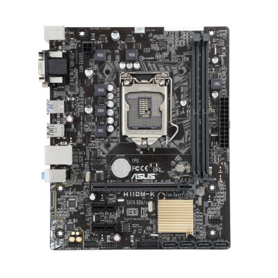 ASUS H110M-K LGA 1151 Intel H110 SATA 6Gb/s USB 3.0 Micro ATX Intel Motherboard