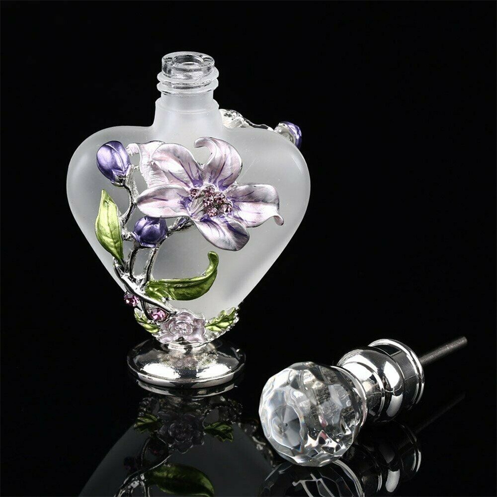 Glass Bottle Flower Shaped Perfume Bottle Cistus Perfume Bottle