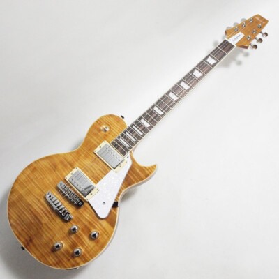 Aria Pro II Les Paul type Electric Guitar PE-AE200 YG Yellow Gold from JAPAN