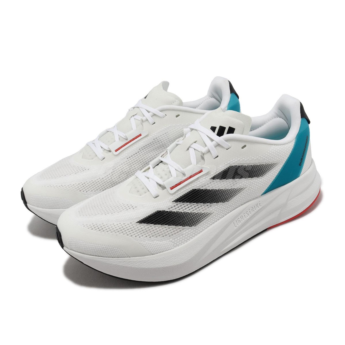 ★EMI★ adidas Duramo Speed M Cliud White Black Lucid Cyan Men