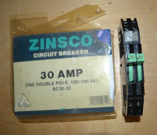 (Zinsco) RC38-30 30Amp Tandem Circuit Breaker Thomas & Betts New ~ (Y)