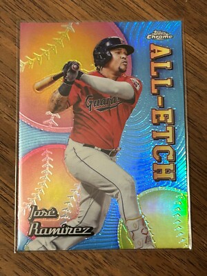 2024 Topps Chrome Logofractor All-Etch #CAE-17 Jose Ramirez Guardians