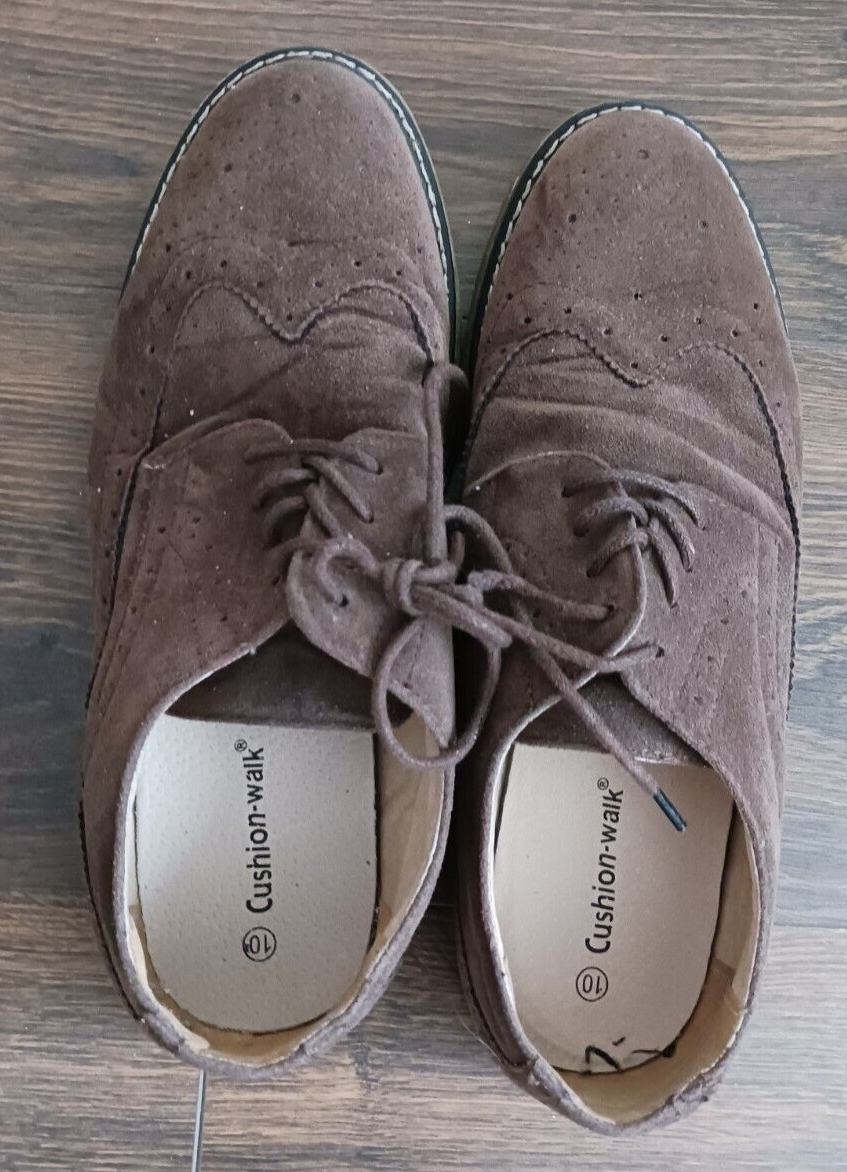 Cushion Walk Mens Brown Suede Dress Shoe Size 10 UK