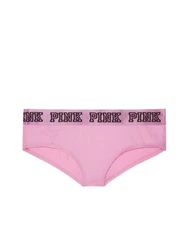 Victoria's Secret PINK Logo Hipster Panty Shine Lilac