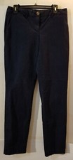 Pre-owned: Womens Tommy Hilfiger Navy Khaki Pants Size 8