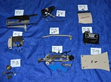 ELNA SUPERMATIC TAN SEWING MACHINE USED ORIGINAL PARTS IN GOOD CONDITION