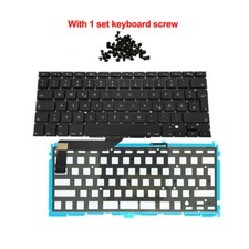 For Macbook Pro Retina 15" A1398 German Keyboard with Backlight Screws 2012-2015