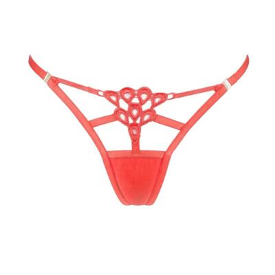 Bluebella x Victoria's Secret Aria Thong Panty 6 (S) *Cayenne Red* NEW!