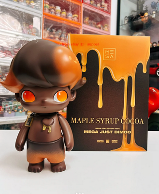 Popmart Dimoo 400% Maple Syrup Cocoa Mega Action Figure New Toy In 