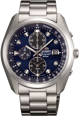 ORIENT SPORTS NEO70's WV0011TY Chronograph Solar Herrenuhr Edelstahl NEU