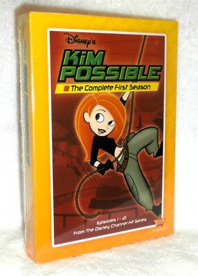 Kim Possible: The Complete First Season (DVD, 2010, 3-Disc) NEW animated spy 