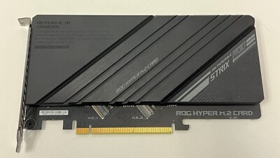 GENUINE ASUS ROG HYPER M.2 CARD PCIE NVME M.2 EXPANSION CARD WITH