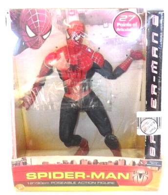 MARVEL スパイダーマン2 アクション フィギュア 2004年 Toy Biz Spider-Man 2 Rapid Punch Spider-Man Action Figure 2004 New
