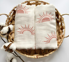 Bamboo Swaddle Blanket Organic Wrap Animal Large Swaddle Baby Muslin Super Soft