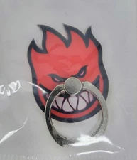 Rotating Finger Ring Stand Holder For Cell Phone - New - Flame Face