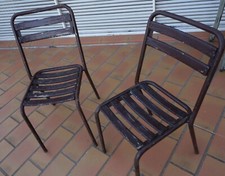 2 chaises bistrot année 1960