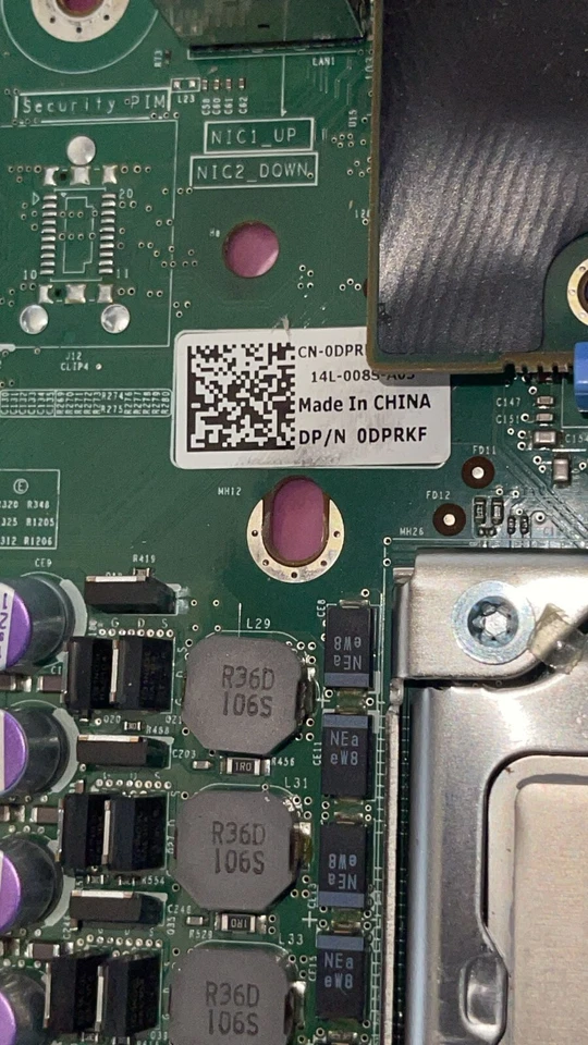 Dell 0DPRKF PowerEdge R510 Server Motherboard w/ 2 x Xeon E5620 CPUs - Image 3 of 4