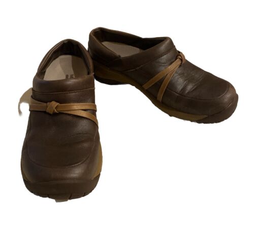 Merrell Bracken Slip On Mule Women's Size 8 Brown Leather Comfort Shoe
