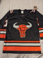 Vintage Made In USA WWF The Rock People's Champ Hockey Style Jersey Sz Large