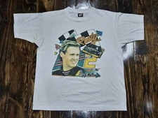 Vintage Single Stitch Rusty Wallace T-Shirt Men's Size XLarge Screen Stars Best