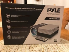 PYLE PRJG65 Compact HD Digital Multimedia Home Projector USB PC MAC 