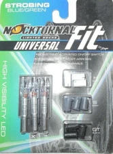 @NEW@ Nockturnal Universal FIT Blue/Green Strobing Lighted Nock! NT-320 arrow