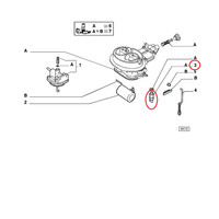 Nadelventil Vergaser Fiat 126 Bis - Panda - Uno Original 9911226