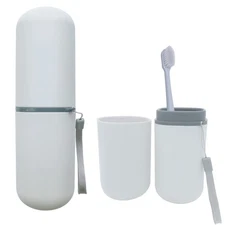 Toothbrush Travel Case, Travel Toothbrush Holder Portable Toothbrush Toothpas...