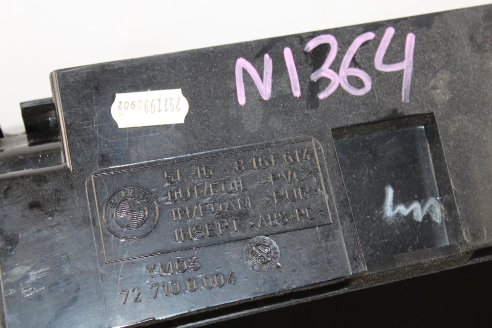 9501 BMW E39 E38 740I 750IL DASH GLOVEBOX GRAY GLOVE BOX COMPARTMENT - Image 4 of 4