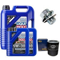 MotoröL Filter Set 5W-30 Liqui Moly 7 Liter + Schraube FüR Toyota Avensis Hiace