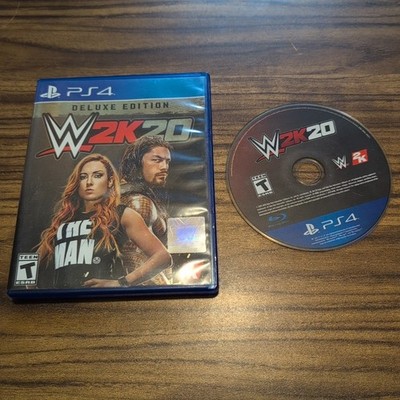 WWE 2K20 [Deluxe Edition] (Sony PlayStation 4 PS4, 2019)