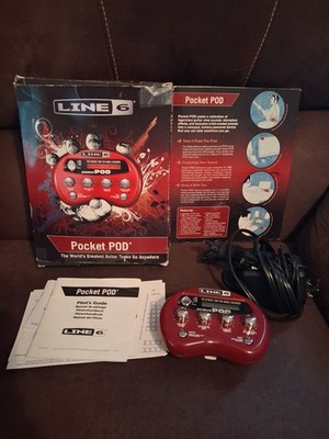 Line 6 Pocket Pod Guitar Multi-Effects Processor  Includes 9VDC Adapter