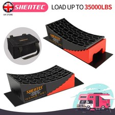 2pack motorhome leveller blocks wheel chocks Stopper Ramp anti-slip mats trailer