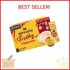 Gevalia Frothy 2-Step Artificially Flavored Cappuccino Espresso Style K  Cup Coff